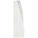 Keerwand 2 st 100 x 12 x 50 cm Staal Wit