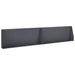 Keerwand 2 st 100 x 12 x 50 cm Staal Antraciet