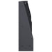 Keerwand 2 st 100 x 12 x 50 cm Staal Antraciet