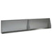 Keerwand 2 st 100 x 12 x 50 cm Gegalvaniseerd staal zilver