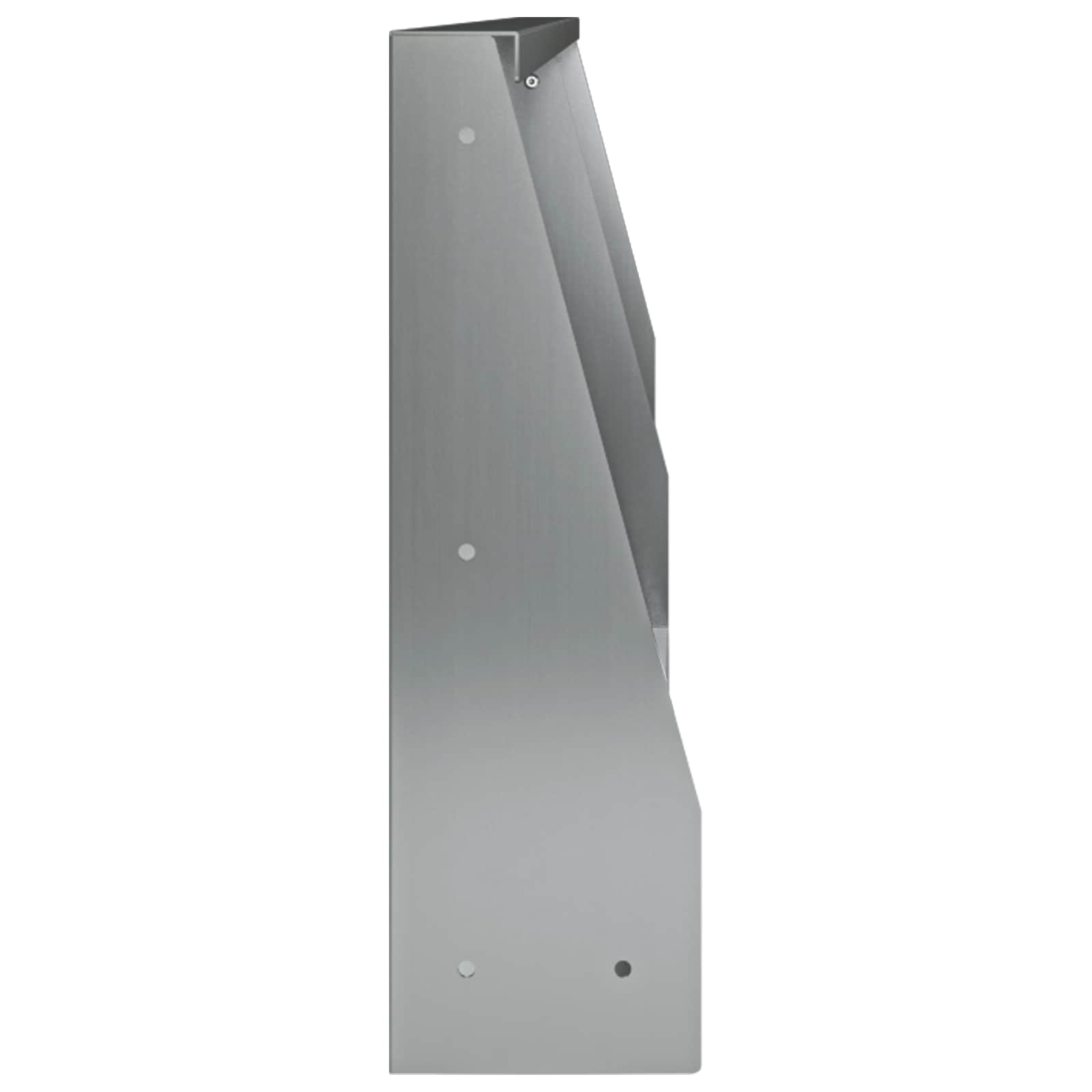 Keerwand 2 st 100 x 12 x 50 cm Gegalvaniseerd staal zilver