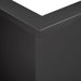 Keerwand 2 st 50 x 50 x 30 cm Staal Zwart