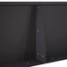 Keerwand 2 st 50 x 50 x 30 cm Staal Zwart