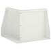 Keerwand 50 x 50 x 30 cm Staal Wit