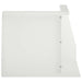 Keerwand 2 st 50 x 50 x 30 cm Staal Wit