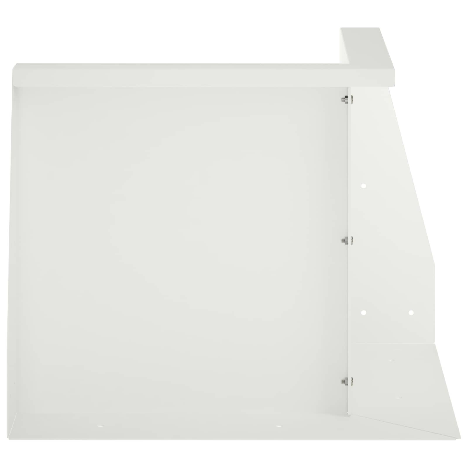 Keerwand 50 x 50 x 40 cm Staal Wit