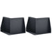 Keerwand 2 st 50 x 50 x 40 cm Staal Antraciet