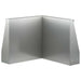 Keerwand 50 x 50 x 40 cm Gegalvaniseerd staal zilver