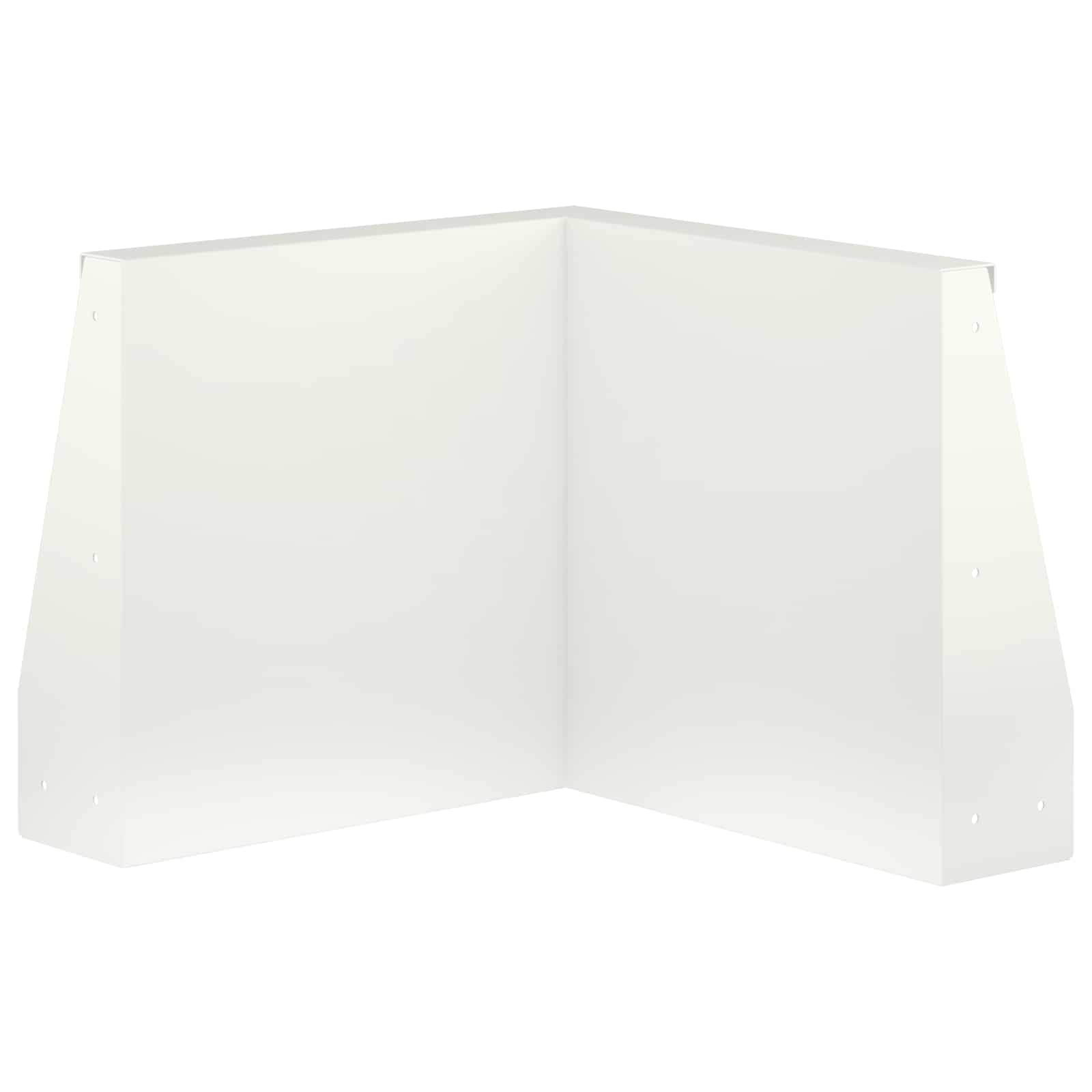 Keerwand 50 x 50 x 50 cm Staal Wit