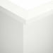 Keerwand 2 st 50 x 50 x 50 cm Staal Wit
