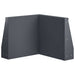Keerwand 50 x 50 x 50 cm Staal Antraciet