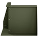 Keerwand 50 x 50 x 50 cm Staal Olijfgroen