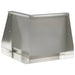 Keerwand 50 x 50 x 50 cm Roestvrij staal zilver