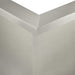 Keerwand 2 st 50 x 50 x 50 cm Roestvrij staal zilver