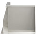 Keerwand 2 st 50 x 50 x 50 cm Roestvrij staal zilver