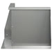 Keerwand 2 st 50 x 50 x 50 cm Gegalvaniseerd staal zilver
