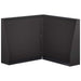 Keerwand 50 x 50 x 30 cm Staal Zwart