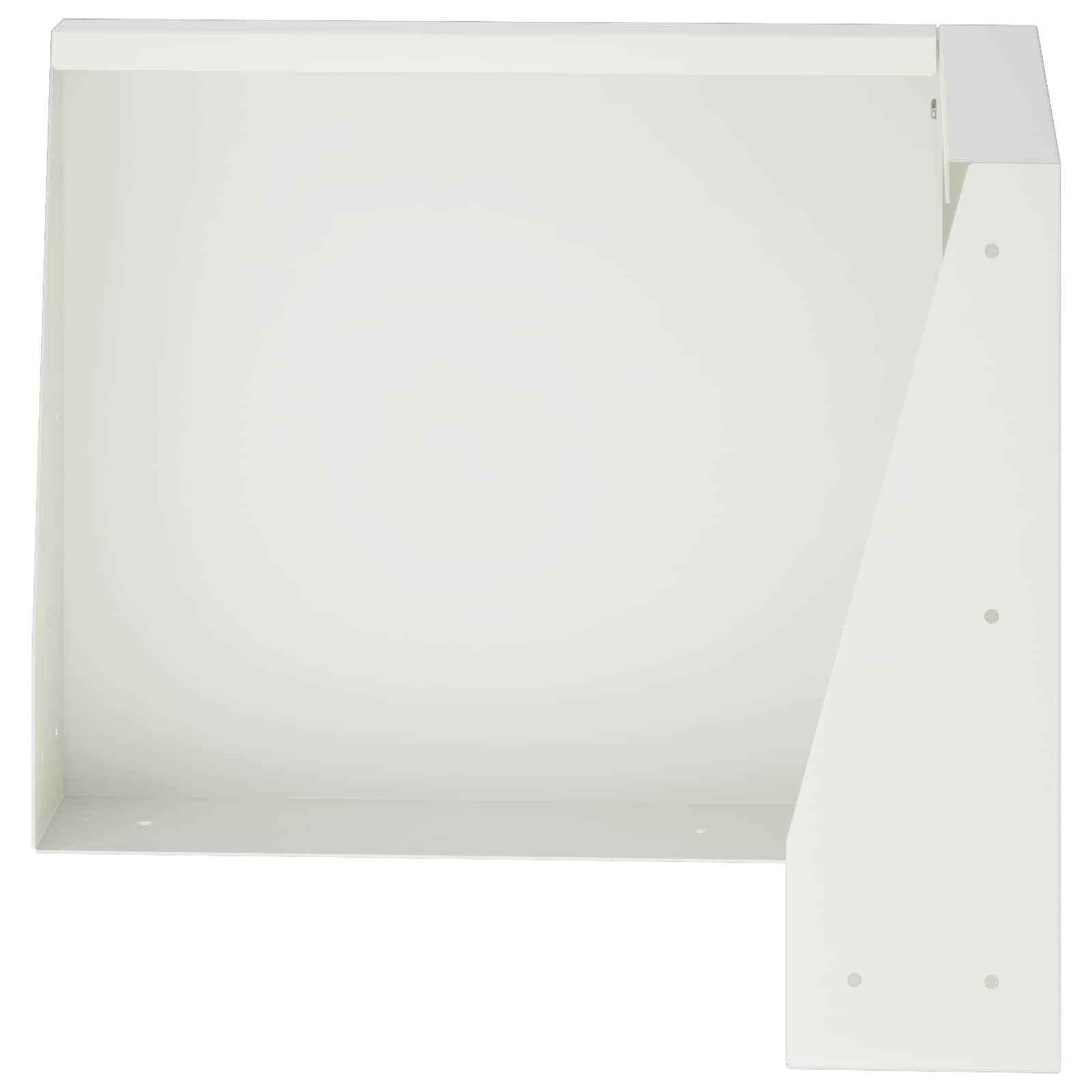 Keerwand 2 st 50 x 50 x 30 cm Staal Wit