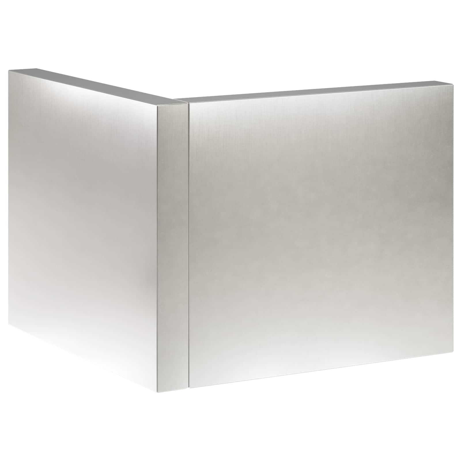Keerwand 50 x 50 x 30 cm Roestvrij staal zilver