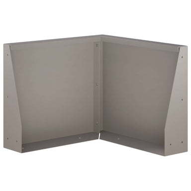Keerwand 50 x 50 x 30 cm weervast staal Roestkleurig