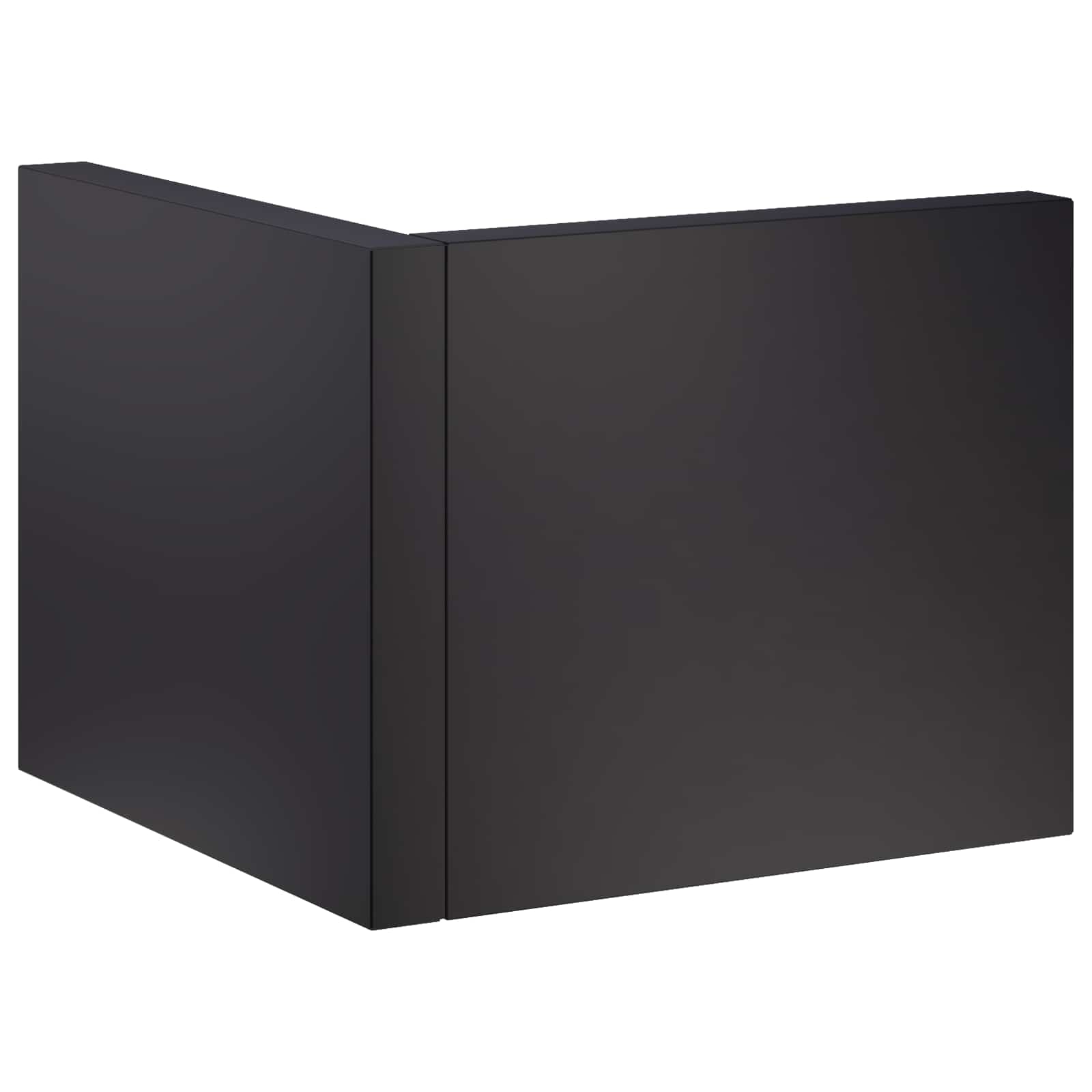 Keerwand 50 x 50 x 40 cm Staal Zwart
