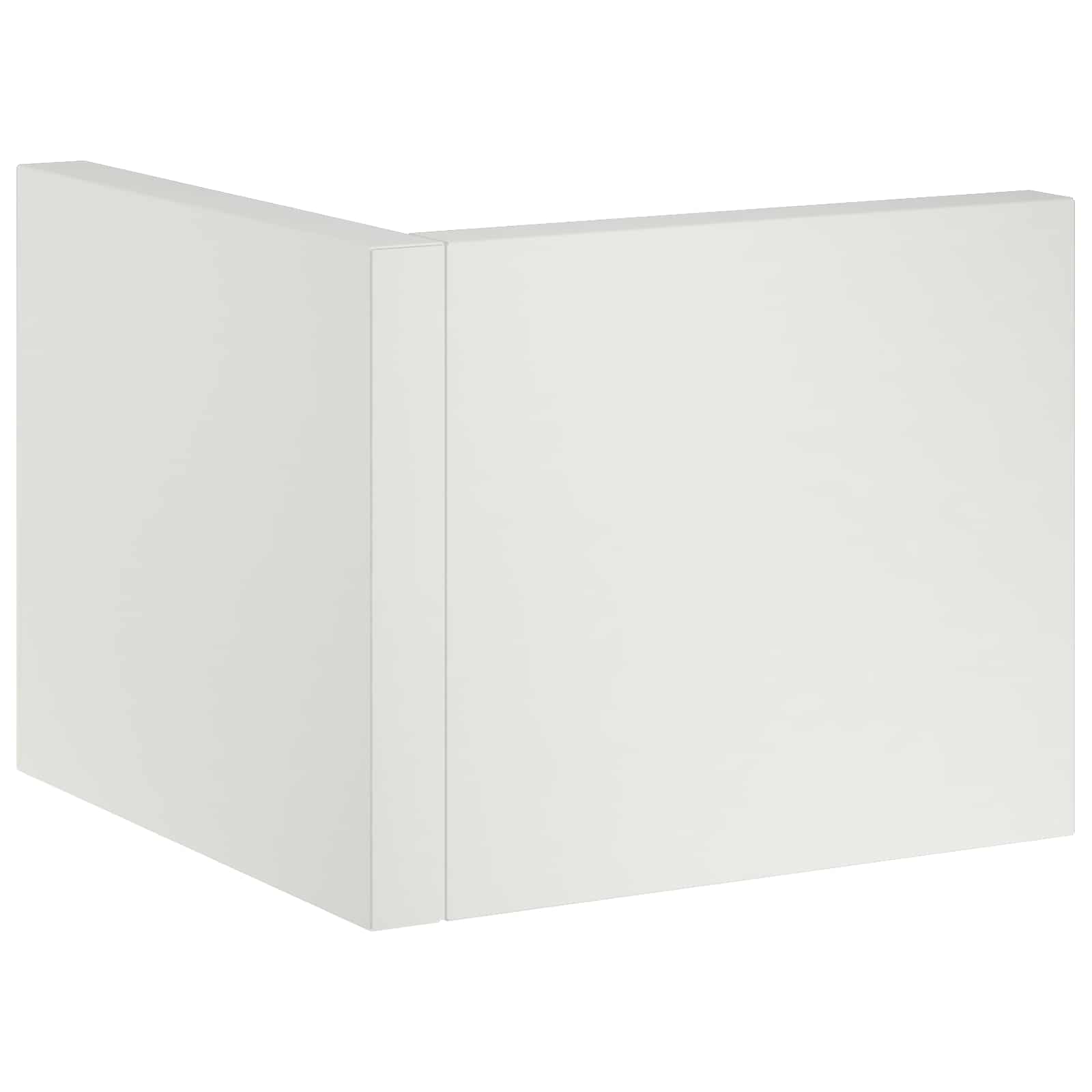 Keerwand 2 st 50 x 50 x 40 cm Staal Wit