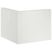 Keerwand 2 st 50 x 50 x 40 cm Staal Wit