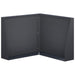 Keerwand 50 x 50 x 40 cm Staal Antraciet