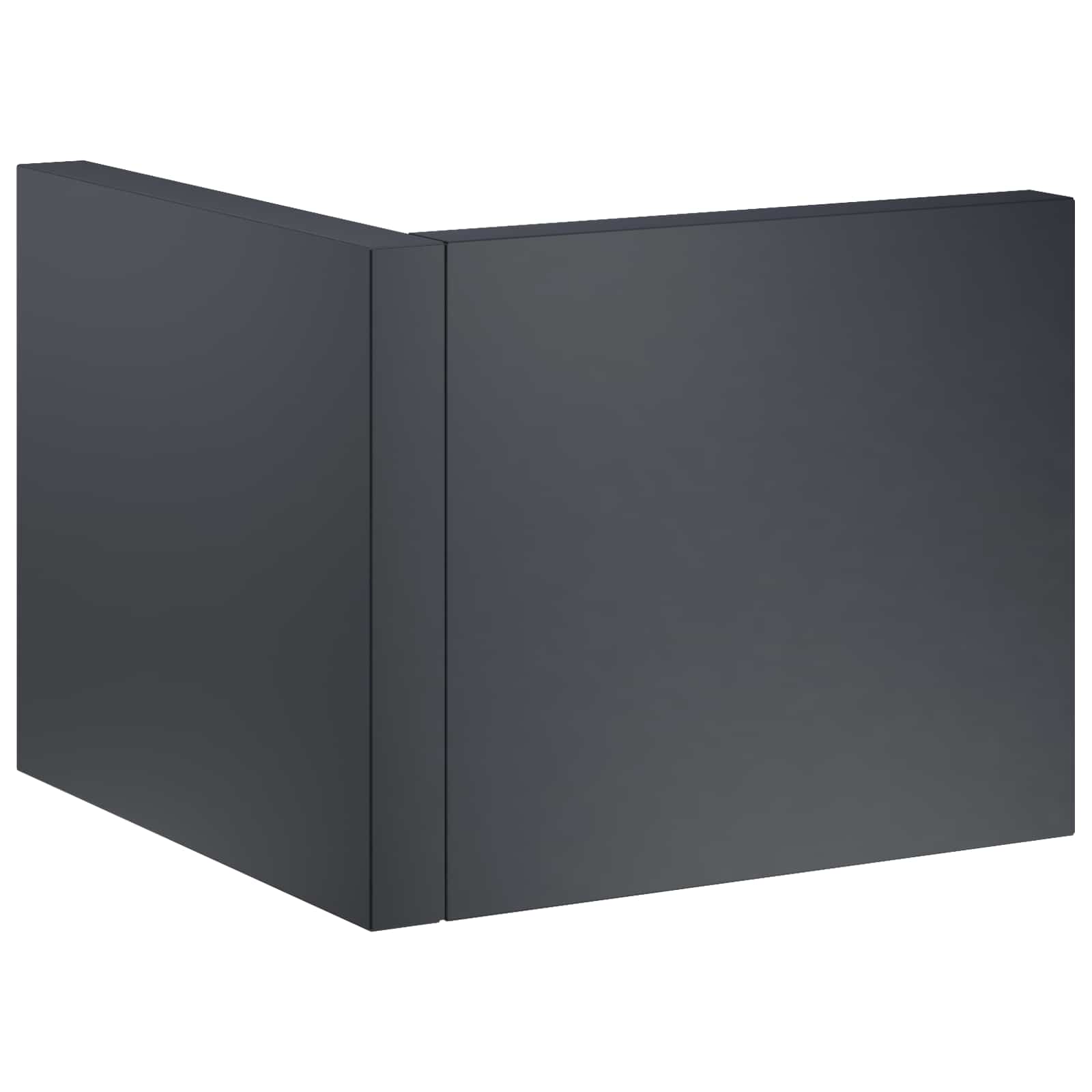 Keerwand 50 x 50 x 40 cm Staal Antraciet
