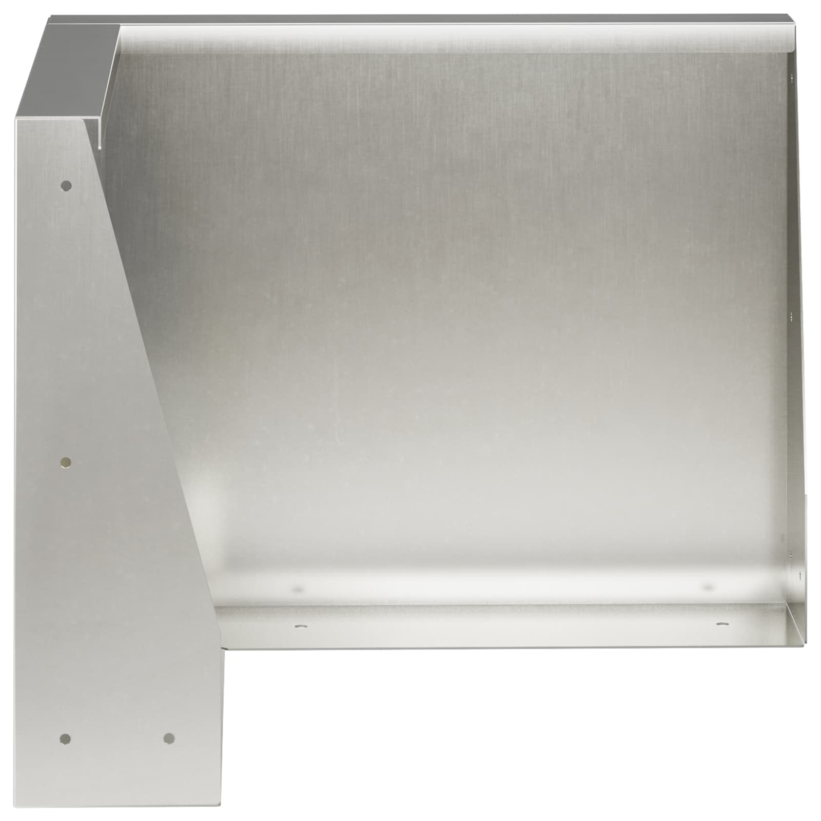 Keerwand 50 x 50 x 40 cm Roestvrij staal zilver