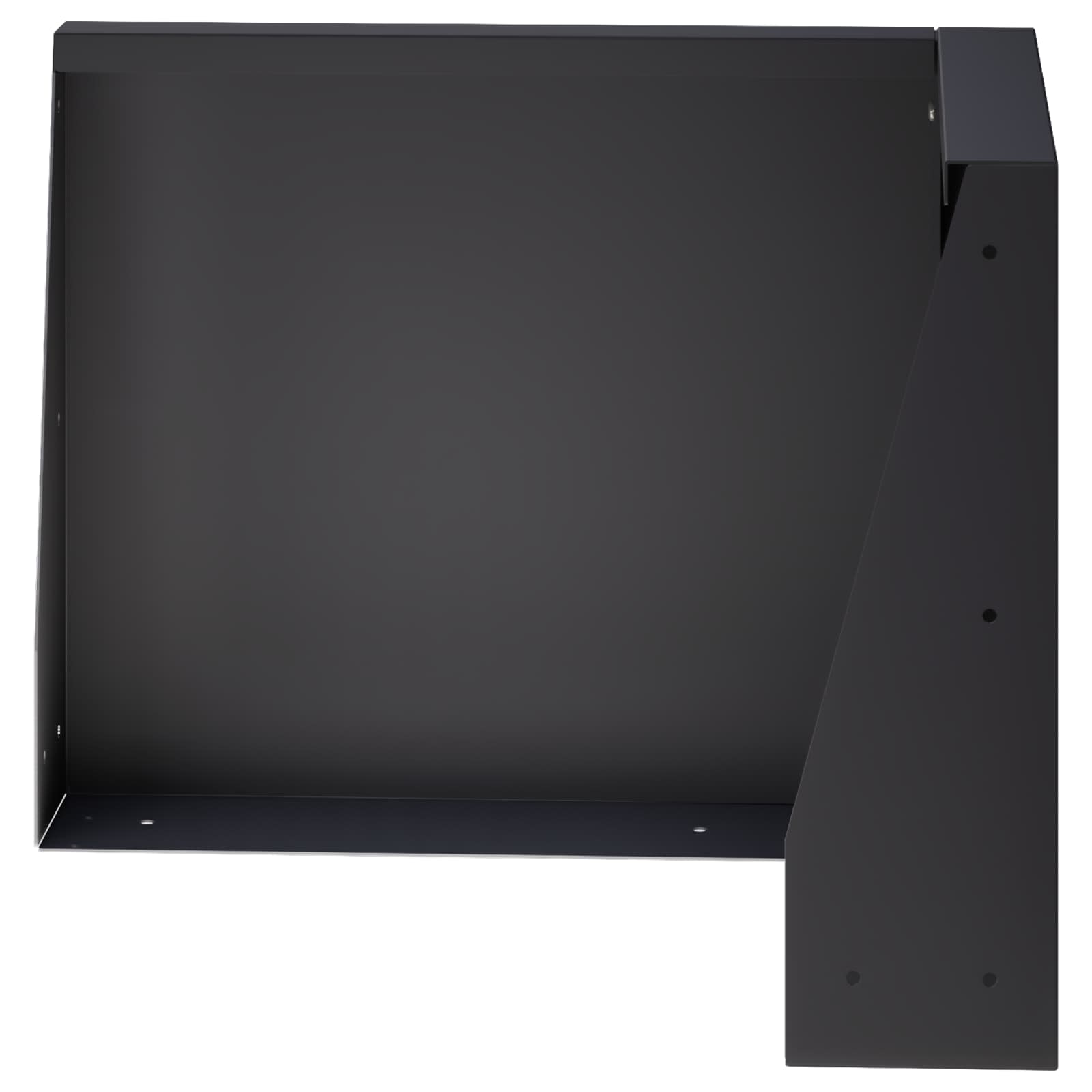 Keerwand 50 x 50 x 50 cm Staal Zwart