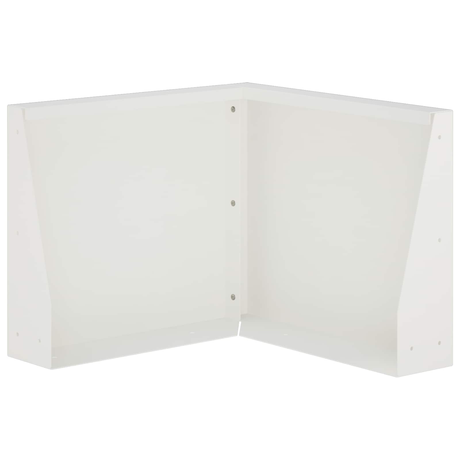Keerwand 50 x 50 x 50 cm Staal Wit