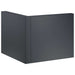 Keerwand 2 st 50 x 50 x 50 cm Staal Antraciet