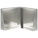 Keerwand 50 x 50 x 50 cm Roestvrij staal zilver
