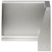 Keerwand 50 x 50 x 50 cm Roestvrij staal zilver