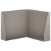 Keerwand 50 x 50 x 50 cm weervast staal Roestkleurig