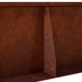 Keerwand 2 st 50 x 50 x 50 cm weervast staal Roestkleurig