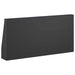 Keerwand 2 st 40 x 12 x 30 cm Staal Zwart