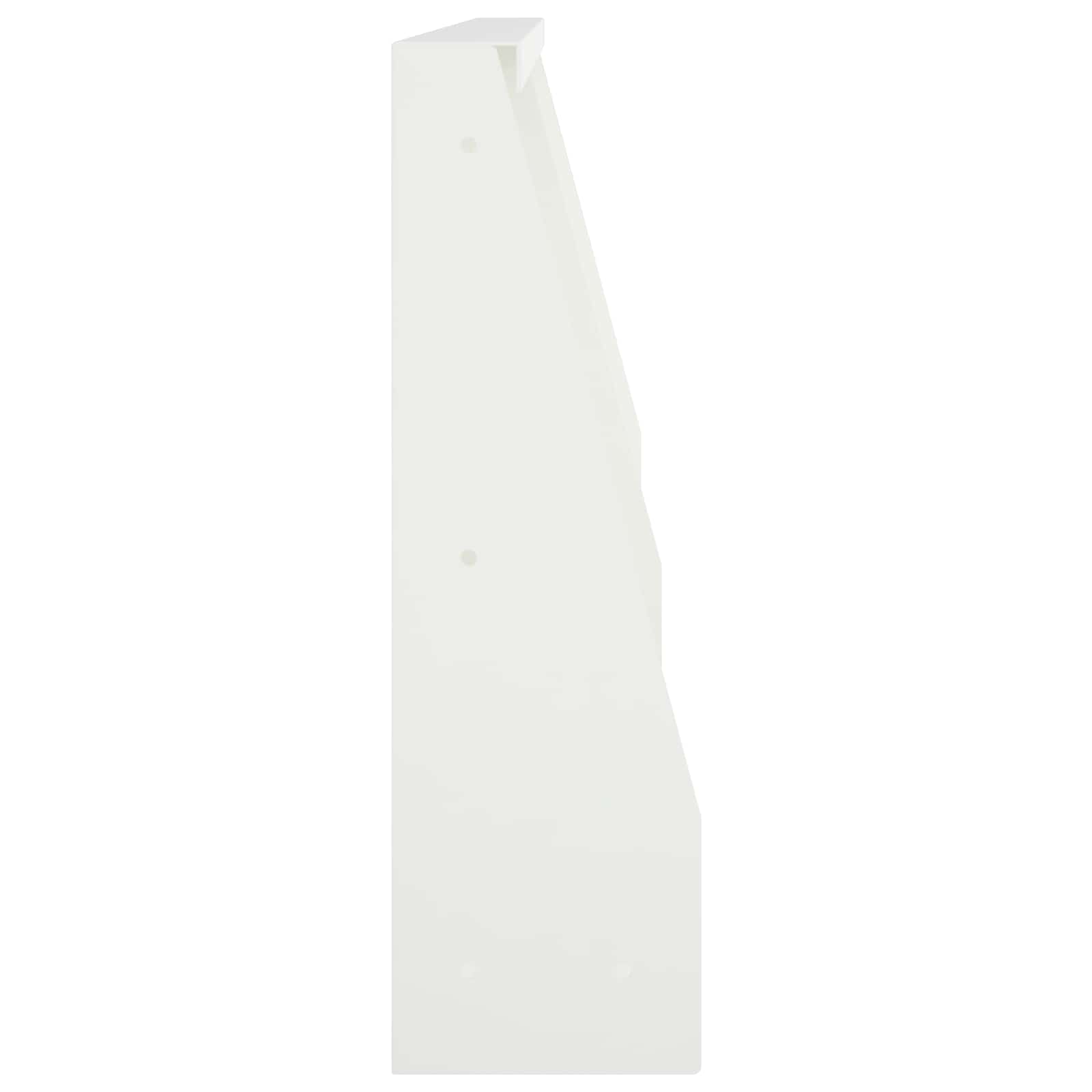 Keerwand 2 st 40 x 12 x 30 cm Staal Wit