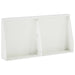 Keerwand 2 st 40 x 12 x 40 cm Staal Wit