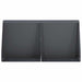 Keerwand 2 st 40 x 12 x 40 cm Staal Antraciet