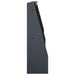 Keerwand 2 st 40 x 12 x 50 cm Staal Antraciet