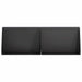 Keerwand 2 st 60 x 12 x 30 cm Staal Zwart