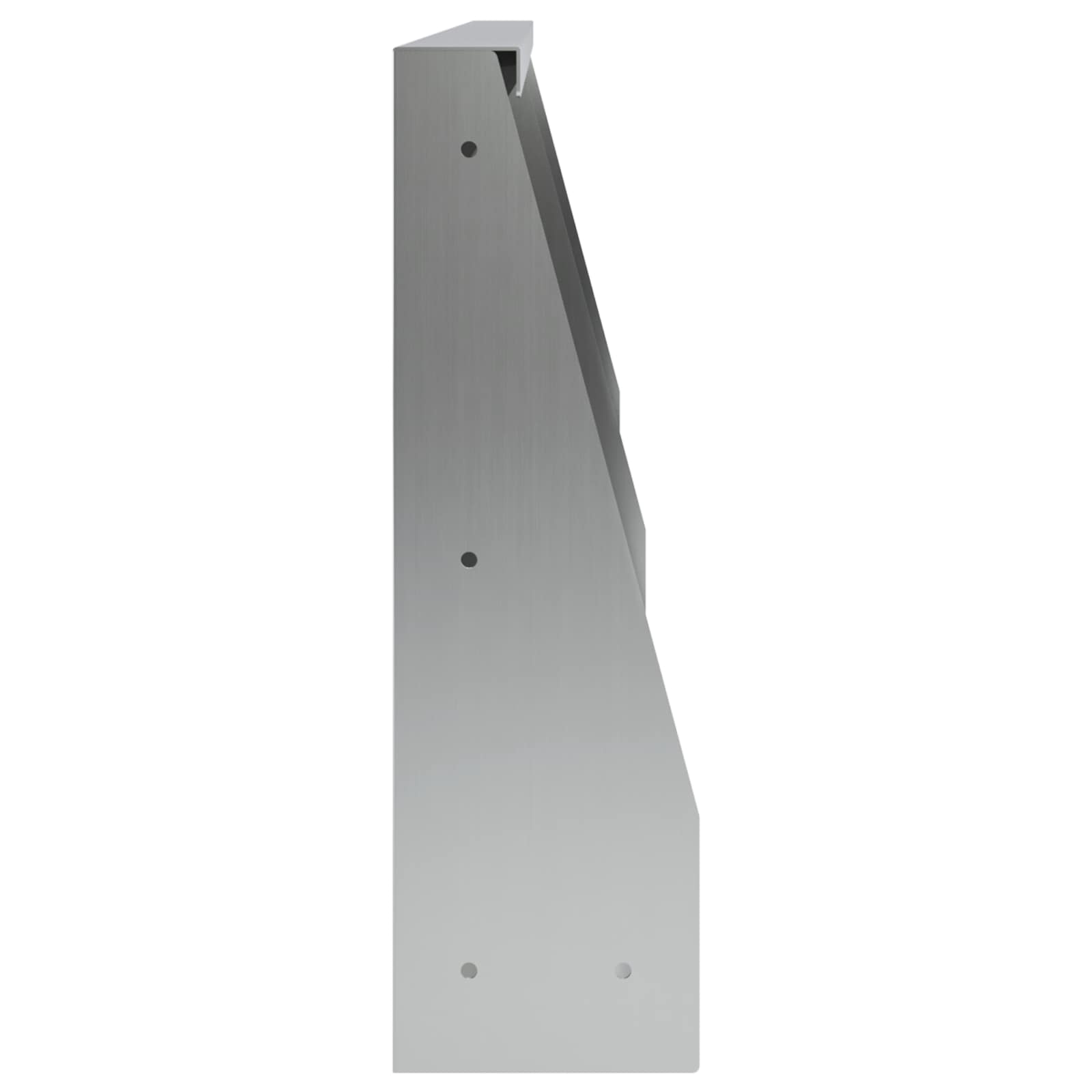 Keerwand 2 st 60 x 12 x 30 cm Gegalvaniseerd staal zilver