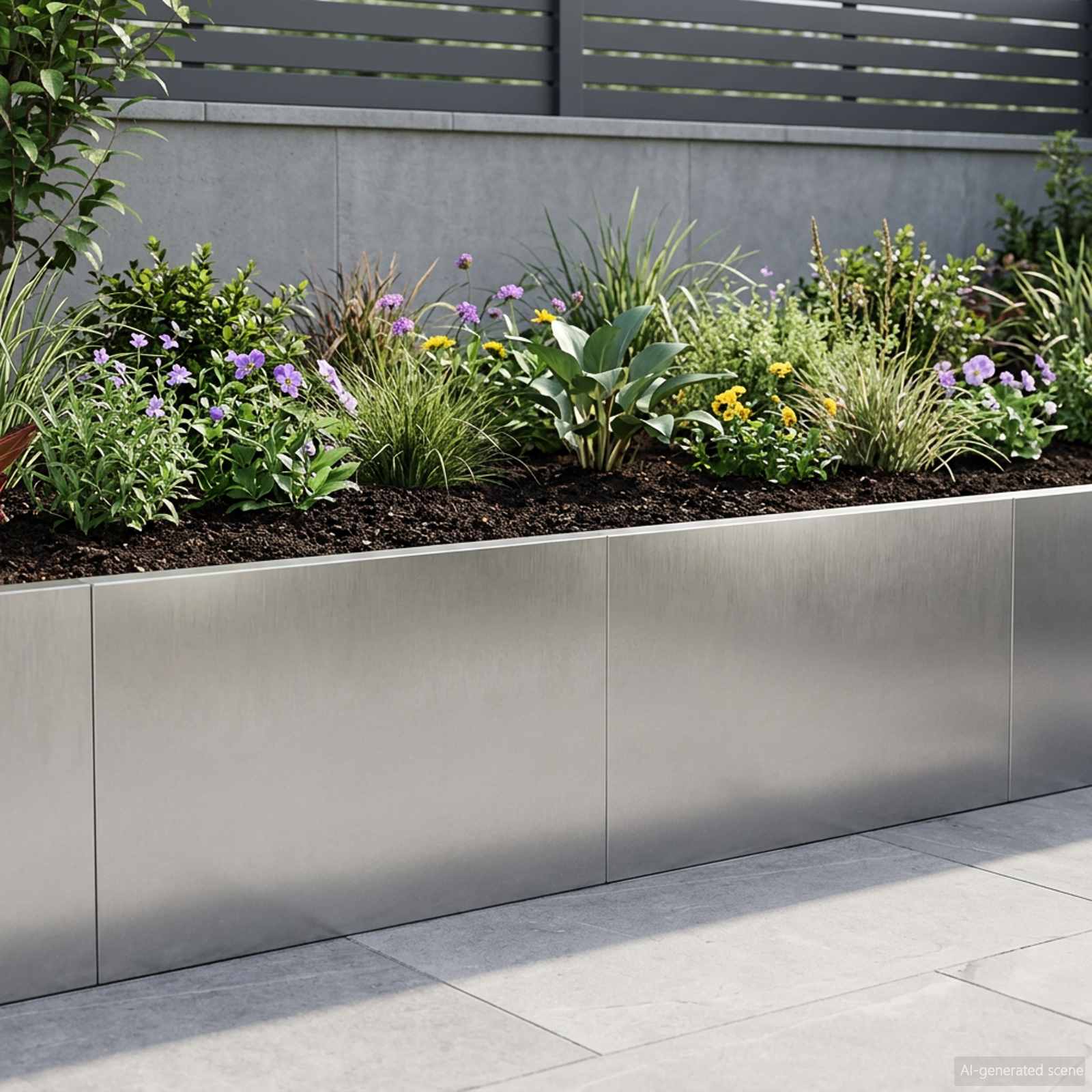 Keerwand 2 st 60 x 12 x 40 cm Roestvrij staal zilver