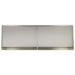 Keerwand 2 st 60 x 12 x 40 cm Roestvrij staal zilver