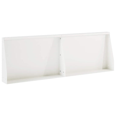 Keerwand 2 st 60 x 12 x 50 cm Staal Wit