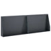 Keerwand 2 st 60 x 12 x 50 cm Staal Antraciet