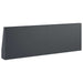 Keerwand 2 st 60 x 12 x 50 cm Staal Antraciet