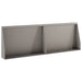 Keerwand 2 st 60 x 12 x 50 cm weervast staal Roestkleurig